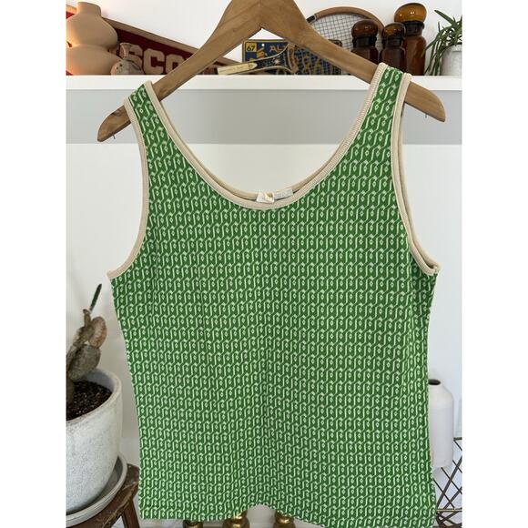Vintage 1970s Disco Fashion by Cory Funky Tank Top Medium 18 x 25 - Picture 3 of 5